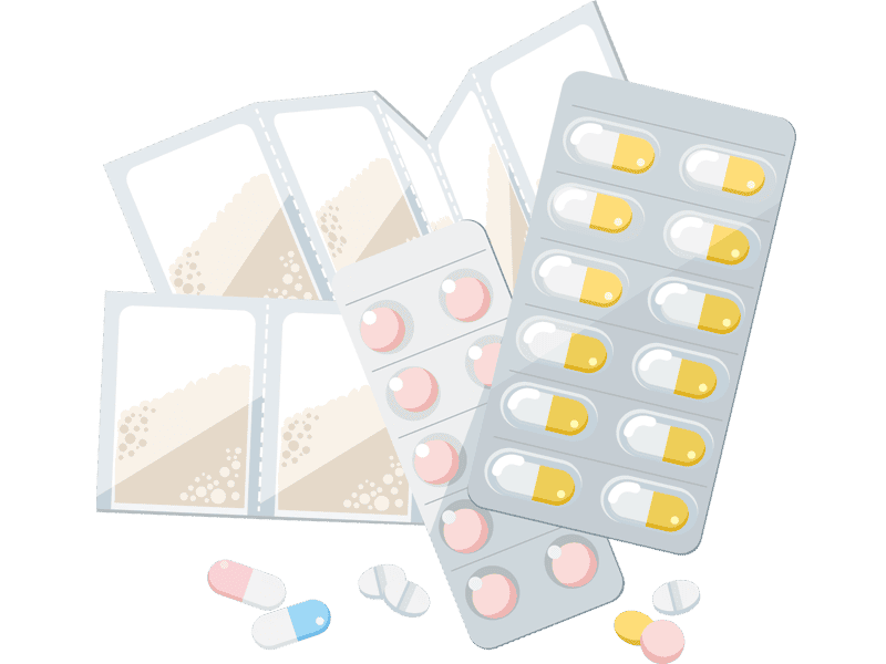 自然薬の豊富な品揃え